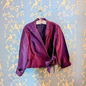 Lord & Taylor Silk Jacket Shirt
